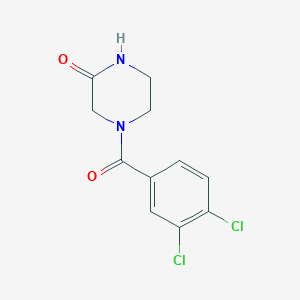 4-(3,4-Dichlorobenzoyl)piperazin-2-one