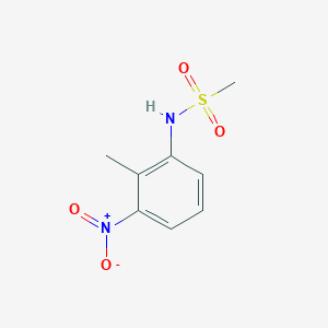 molecular formula C8H10N2O4S B8787258 N-(2-methyl-3-nitrophenyl)methanesulfonamide 