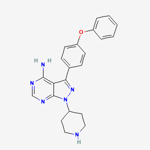 molecular formula C22H22N6O B8787273 BTK ligand 1 