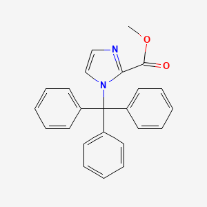 molecular formula C24H20N2O2 B8787381 Methyl 1-trityl-1H-imidazole-2-carboxylate 