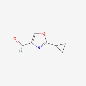 2-Cyclopropyloxazole-4-carbaldehyde