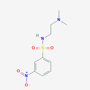 molecular formula C10H15N3O4S B8787391 N-(2-Dimethylamino-ethyl)-3-nitro-benzenesulfonamide 