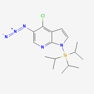 5-azido-4-chloro-1-(triisopropylsilyl)-1H-pyrrolo[2,3-b]pyridine