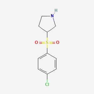 3-[(4-Chlorophenyl)sulfonyl]pyrrolidine