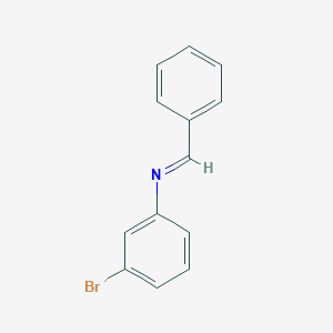 molecular formula C13H10BrN B8787412 Benzylidene-(3-bromophenyl)-amine CAS No. 20534-67-2