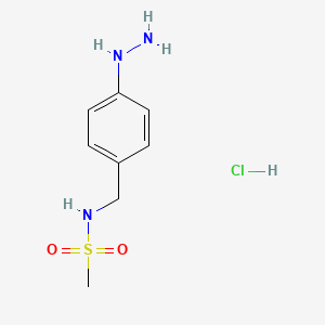 4-Hydrazinyl-N-methylbenzenemethanesulfonamide Hydrochloride