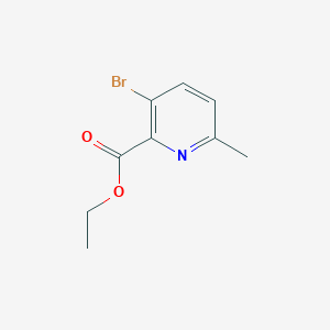 molecular formula C9H10BrNO2 B8787447 Ethyl 3-bromo-6-methylpicolinate 