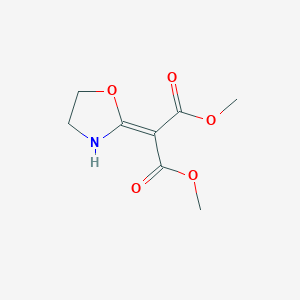 molecular formula C8H11NO5 B087876 Dimethyl (1,3-oxazolidin-2-ylidene)propanedioate CAS No. 919290-12-3