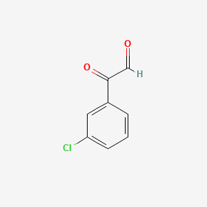 molecular formula C8H5ClO2 B8787626 2-(3-chlorophenyl)-2-oxoacetaldehyde 