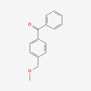molecular formula C15H14O2 B8787667 4-(Methoxymethyl)benzophenone CAS No. 68921-89-1