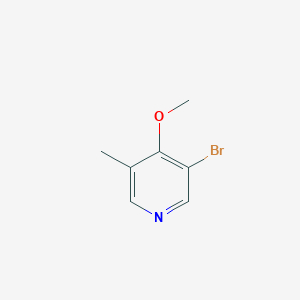 molecular formula C7H8BrNO B8787671 3-Bromo-4-methoxy-5-methylpyridine 