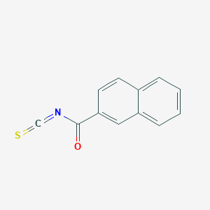 molecular formula C12H7NOS B8787698 2-Naphthoyl isothiocyanate CAS No. 66090-35-5