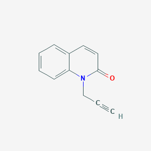 molecular formula C12H9NO B8787721 1-(Prop-2-yn-1-yl)quinolin-2(1H)-one 
