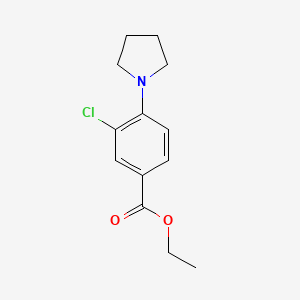 Ethyl 3-chloro-4-(pyrrolidin-1-yl)benzoate
