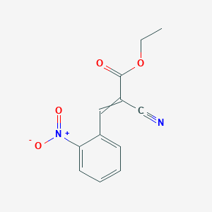 Ethyl 2-cyano-3-(2-nitrophenyl)prop-2-enoate