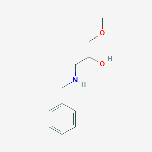 molecular formula C11H17NO2 B8787749 1-Benzylamino-3-methoxy-propan-2-ol 