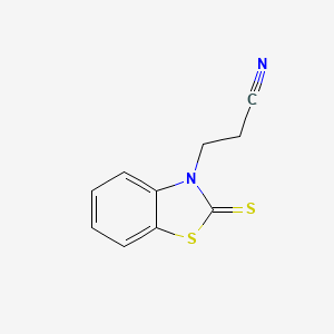 3-(2-Thioxo-benzothiazol-3-yl)-propionitrile