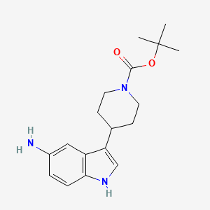 tert-butyl 4-(5-amino-1H-indol-3-yl)piperidine-1-carboxylate