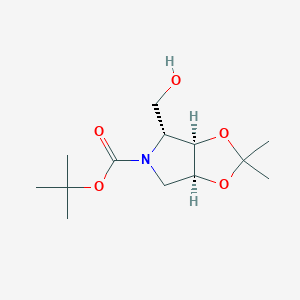 (3aR,4R,6aS)-tert-butyl 4-(hydroxymethyl)-2,2-dimethyldihydro-3aH-[1,3]dioxolo[4,5-c]pyrrole-5(4H)-carboxylate