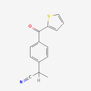 2-[4-(Thien-2-ylcarbonyl)phenyl]propiononitrile
