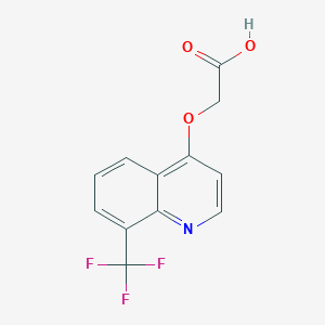 2-((8-(Trifluoromethyl)quinolin-4-yl)oxy)acetic acid