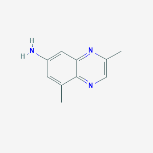 molecular formula C10H11N3 B008788 3,8-Dimethylquinoxalin-6-amine CAS No. 103139-99-7