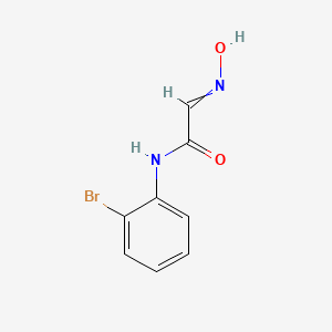 molecular formula C8H7BrN2O2 B8788131 N-(2-bromophenyl)-2-(hydroxyimino)acetamide 