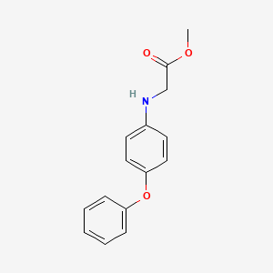 molecular formula C15H15NO3 B8788158 methyl N-(4-phenoxyphenyl)glycinate 