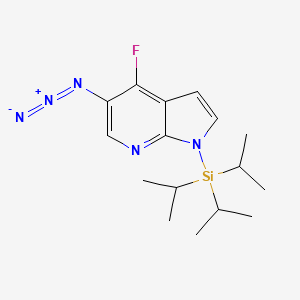 5-azido-4-fluoro-1-(triisopropylsilyl)-1H-pyrrolo[2,3-b]pyridine