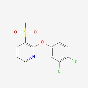 Pyridine, 2-(3,4-dichlorophenoxy)-3-(methylsulfonyl)-