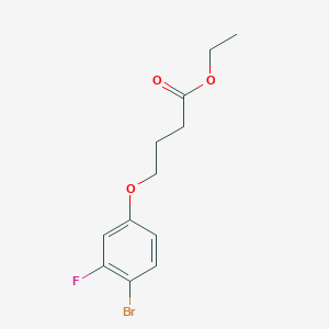 Ethyl 4-(4-bromo-3-fluoro-phenoxy)butanoate