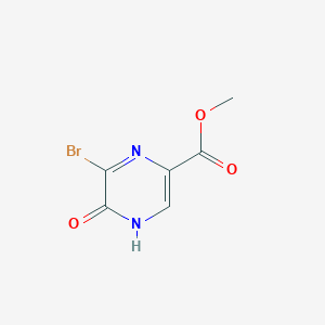 molecular formula C6H5BrN2O3 B8788341 Methyl 6-bromo-5-hydroxypyrazine-2-carboxylate 