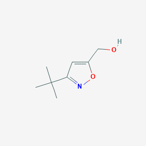 molecular formula C8H13NO2 B8788398 (3-(tert-Butyl)isoxazol-5-yl)methanol 