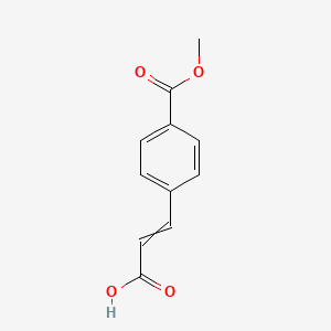 Benzoic acid, 4-(2-carboxyethenyl)-, 1-methyl ester