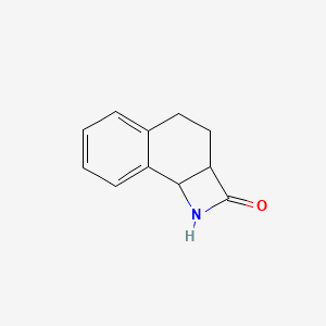 molecular formula C11H11NO B8788462 1H,2H,2AH,3H,4H,8BH-NAPHTHO[1,2-B]AZET-2-ONE CAS No. 59433-90-8