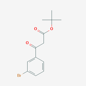 molecular formula C13H15BrO3 B8788468 Tert-butyl 3-(3-bromophenyl)-3-oxopropanoate 