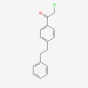 2-Chloro-1-[4-(2-phenylethyl)phenyl]ethan-1-one