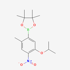 2-(5-Isopropoxy-2-methyl-4-nitrophenyl)-4,4,5,5-tetramethyl-1,3,2-dioxaborolane
