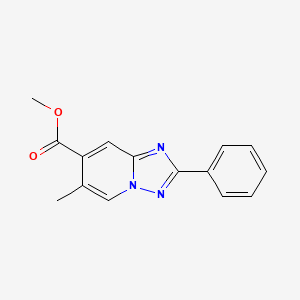Methyl 6-methyl-2-phenyl-[1,2,4]triazolo[1,5-A]pyridine-7-carboxylate