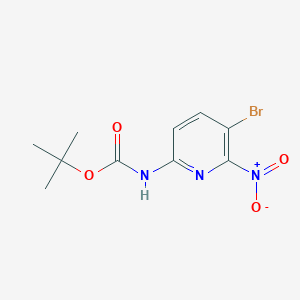 (5-Bromo-6-nitro-pyridin-2-yl)-carbamic acid tert-butyl ester