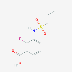 2-Fluoro-3-(propylsulfonamido)benzoic acid