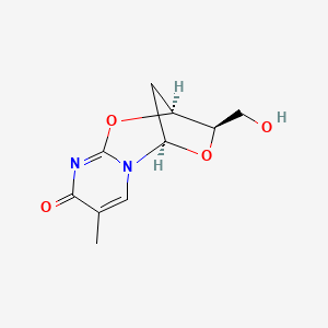 molecular formula C10H12N2O4 B8788884 (1R,9S,10R)-10-(hydroxymethyl)-4-methyl-8,11-dioxa-2,6-diazatricyclo[7.2.1.02,7]dodeca-3,6-dien-5-one 