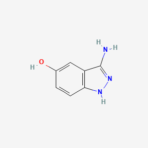 molecular formula C7H7N3O B8788973 3-Amino-1H-indazol-5-ol 