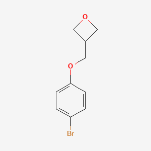molecular formula C10H11BrO2 B8788997 3-((4-Bromophenoxy)methyl)oxetane 
