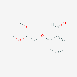 molecular formula C11H14O4 B8789070 2-DIMETHOXYETHOXYBENZALDEHYDE CAS No. 74401-08-4