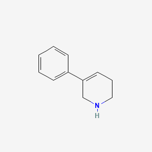 molecular formula C11H13N B8789250 5-Phenyl-1,2,3,6-tetrahydropyridine 