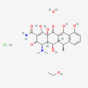molecular formula C24H33ClN2O10 B8789307 Doxycycline hyclate 