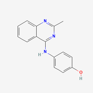 4-[(2-Methylquinazolin-4-yl)amino]phenol