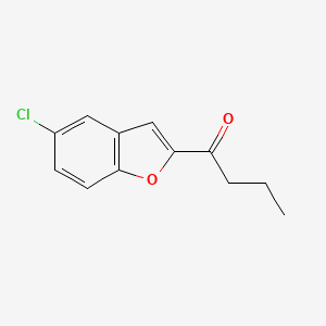 1-(5-Chloro-1-benzofuran-2-yl)butan-1-one