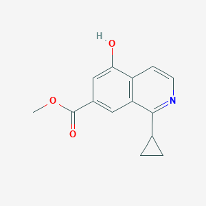 Methyl 1-cyclopropyl-5-hydroxyisoquinoline-7-carboxylate